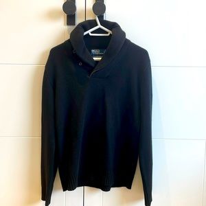 Polo Ralph Lauren 100% Cashmere Shawl Sweater